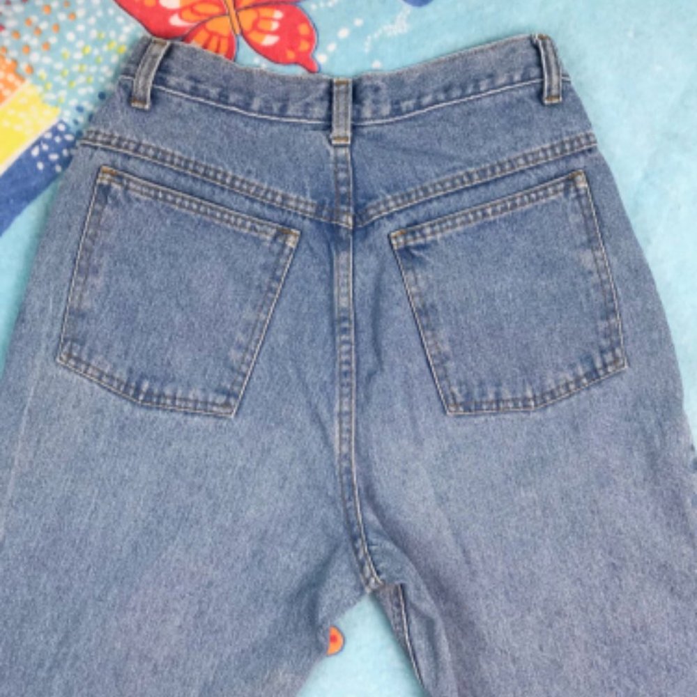 High waist light blue jeans size 5/6 26 - Picture 3 of 3
